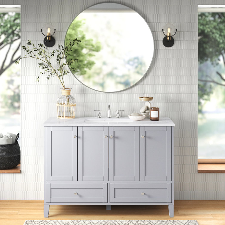 Mercury Row® Aleta 48" Single Bathroom Vanity Set & Reviews Wayfair